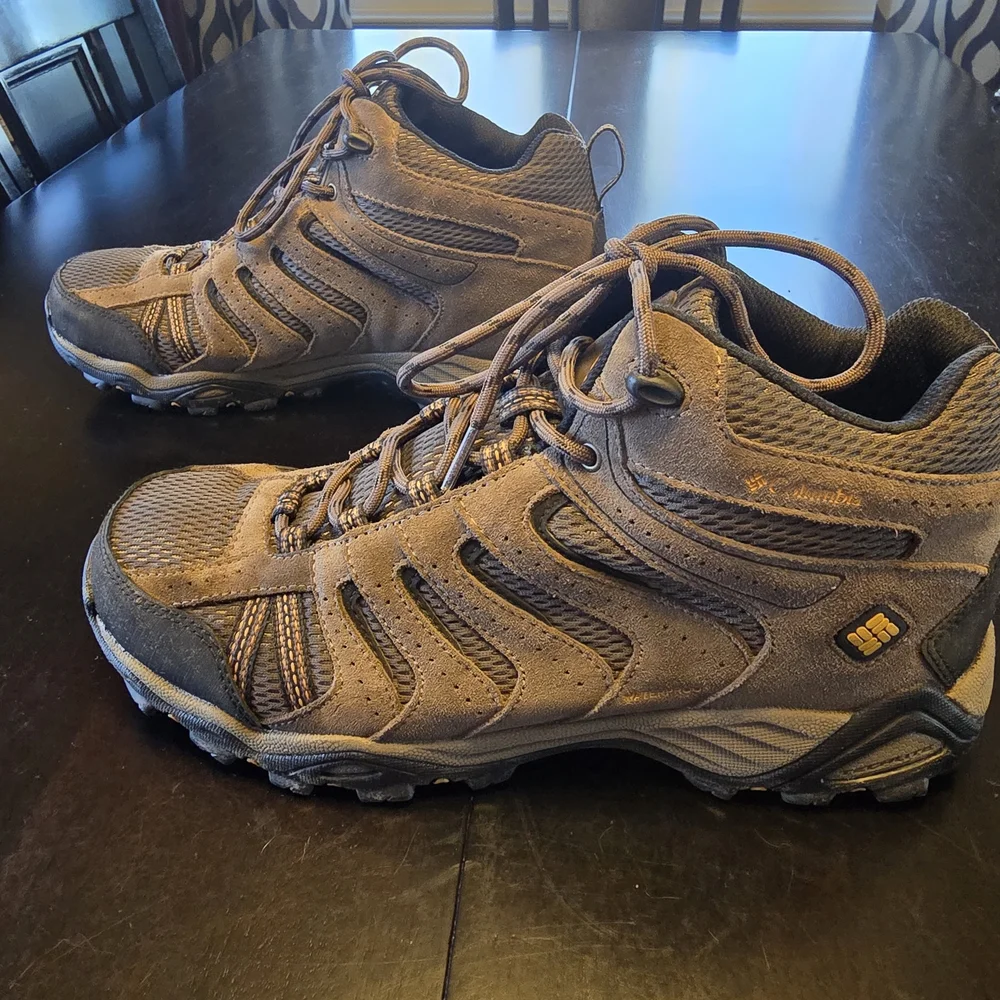 Columbia‎ BM1734-255 Brown Gray Men's Hiking Boots US 10.5 Medium